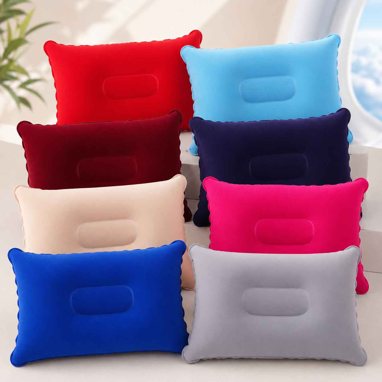 Outdoor Furniture Pillows - 2'li Paket Ultra Hafif Şişirilebilir Yastık