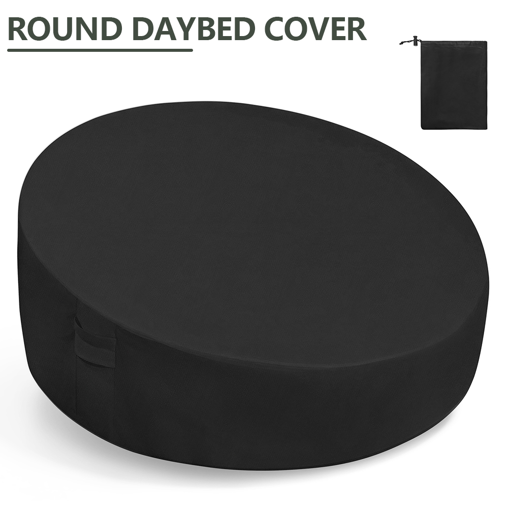 Outdoor Daybed Furniture - Yuvarlak Daybed Örtüsü 210D Su Geçirmez