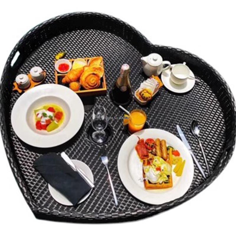 Outdoor Furniture In Bali - Yüzme Havuzu Yüzen Rattan Tepsi Kahvaltı