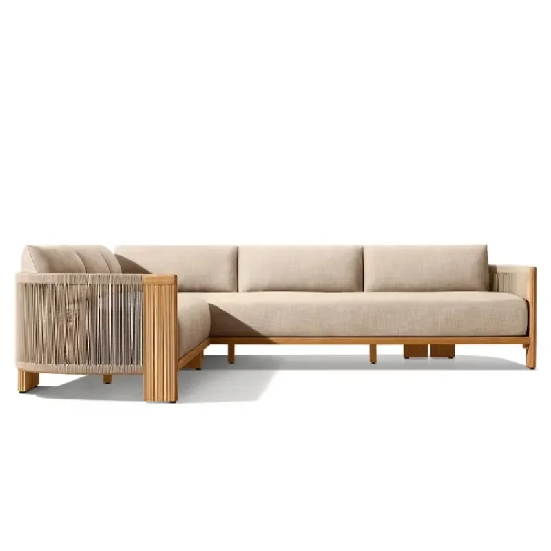 Outdoor Furniture In Bali - Lüks Dış Mekan Tik Ahşap Kanepe