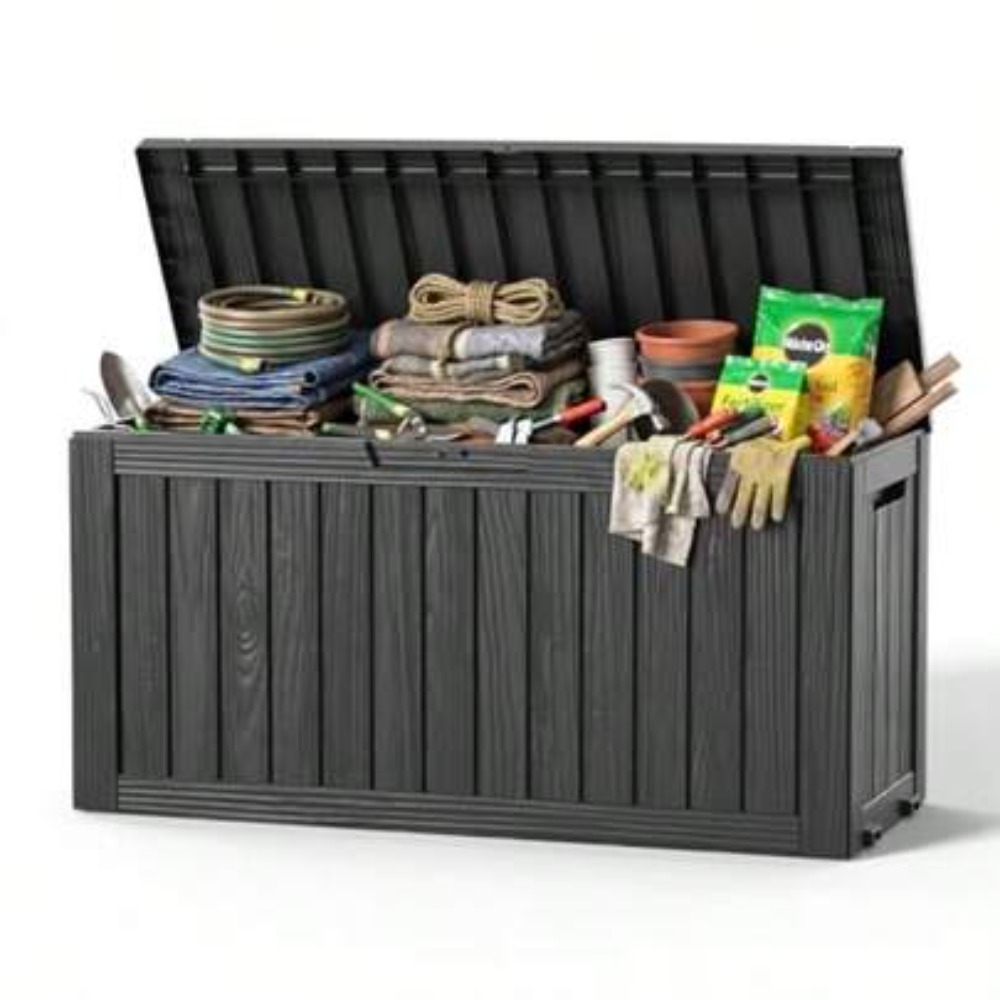 Garden Storage Box - 90 Galonluk Dış Mekan Saklama Kutusu,