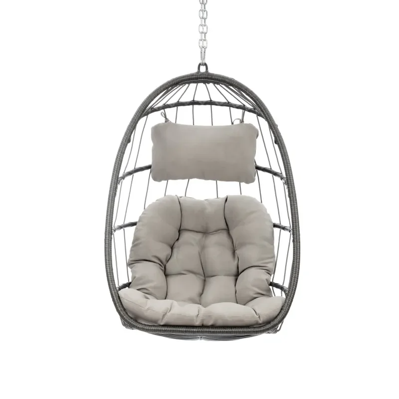 Outdoor Furniture Without Cushions - Alüminyum Çerçeveli ve Gri Minderli, Standı