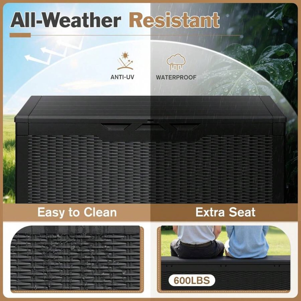Büyük Kilitlenebilir Dış Mekan - Garden Storage Box incelemesi ve fiyatı