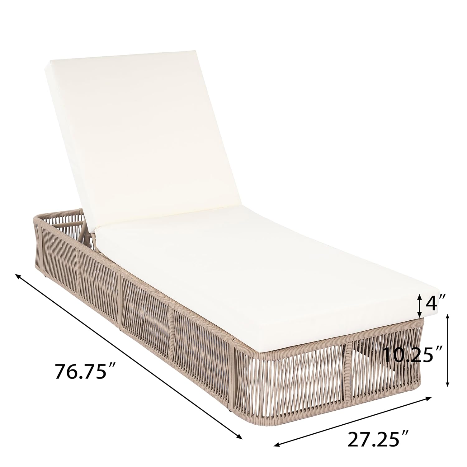 Dokuma Halatlı Şezlong 5 Pozis - Outdoor Furniture Without Cushions incelemesi ve fiyatı