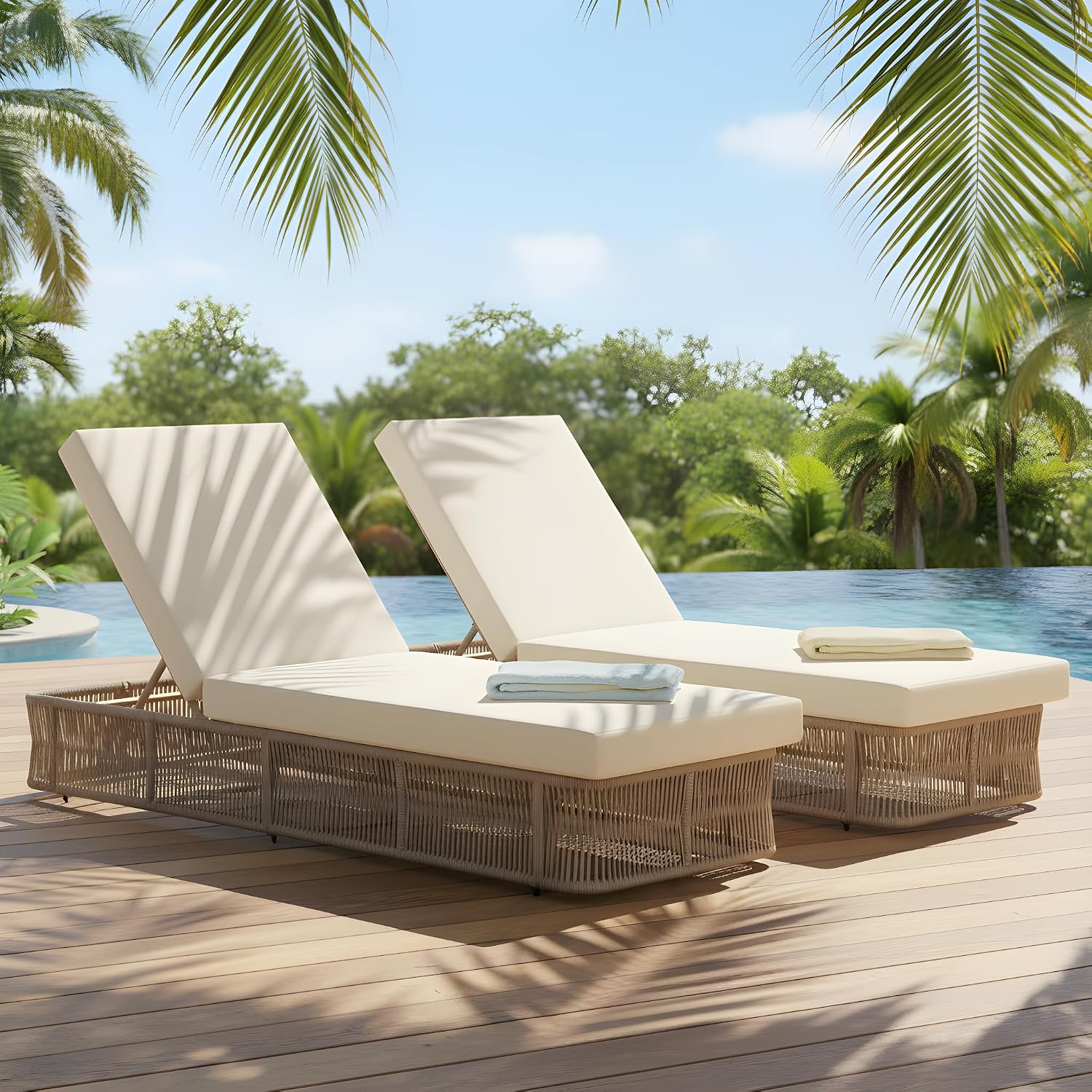 Dokuma Halatlı Şezlong 5 Pozis - Outdoor Furniture Without Cushions incelemesi ve fiyatı