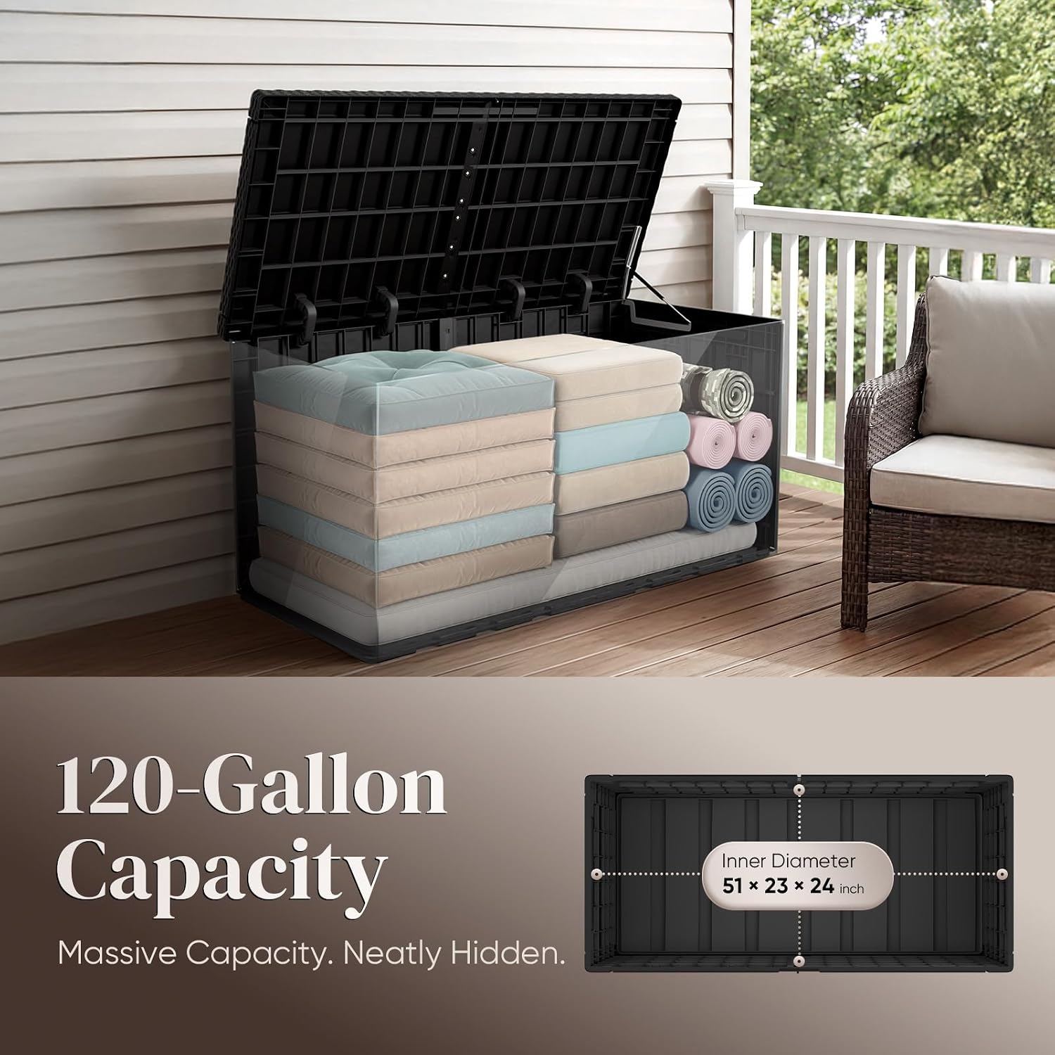 120 Galon Büyük Dış Mekan Depo - Garden Storage Box incelemesi ve fiyatı