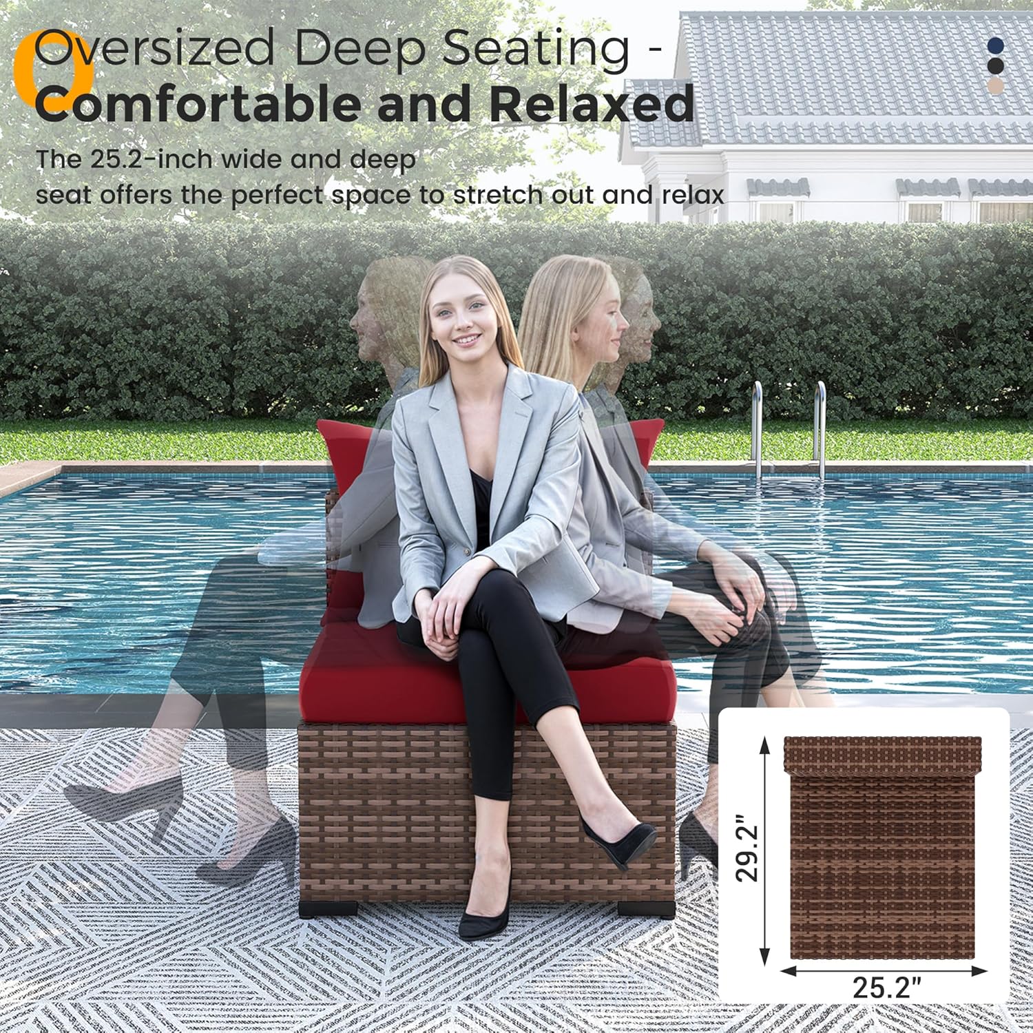 8 Parça Her Hava Koşuluna Uygu - Outdoor Furniture Fire Table incelemesi ve fiyatı