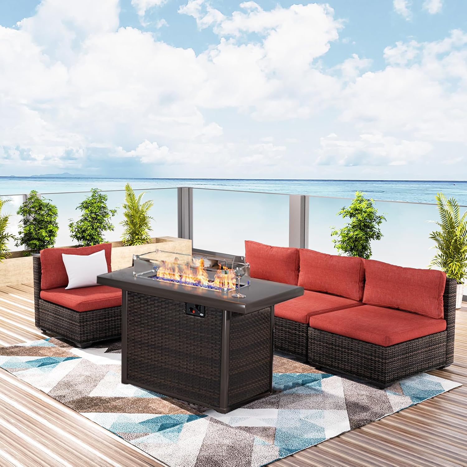Ateş Çukuru Masalı Veranda Mob - Outdoor Furniture Fire Table incelemesi ve fiyatı