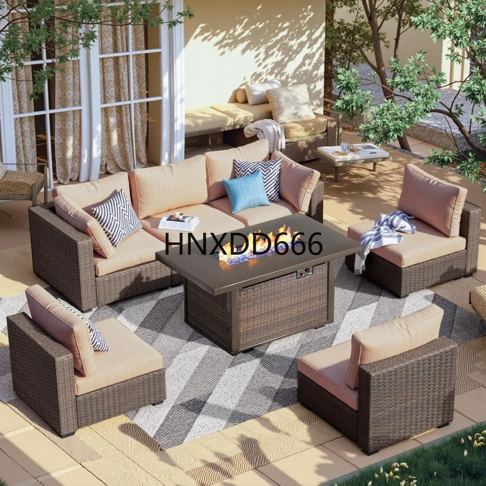 7 Parçalı Bahçe Mobilya Seti,  - Outdoor Furniture Fire Table incelemesi ve fiyatı