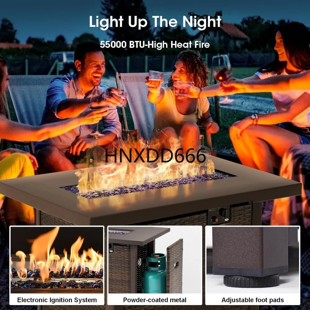 7 Parçalı Bahçe Mobilya Seti,  - Outdoor Furniture Fire Table incelemesi ve fiyatı