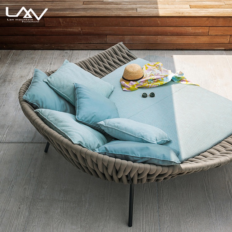 Modern Dış Mekan Bahçe Örgülü  - Outdoor Daybed Furniture incelemesi ve fiyatı