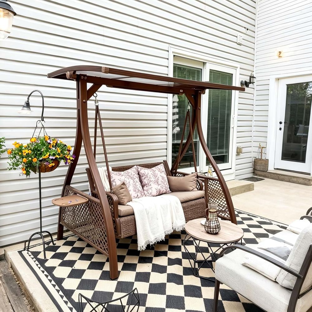 2 Kişilik El Dokuması Hasır Ba - Outdoor Furniture Without Cushions incelemesi ve fiyatı