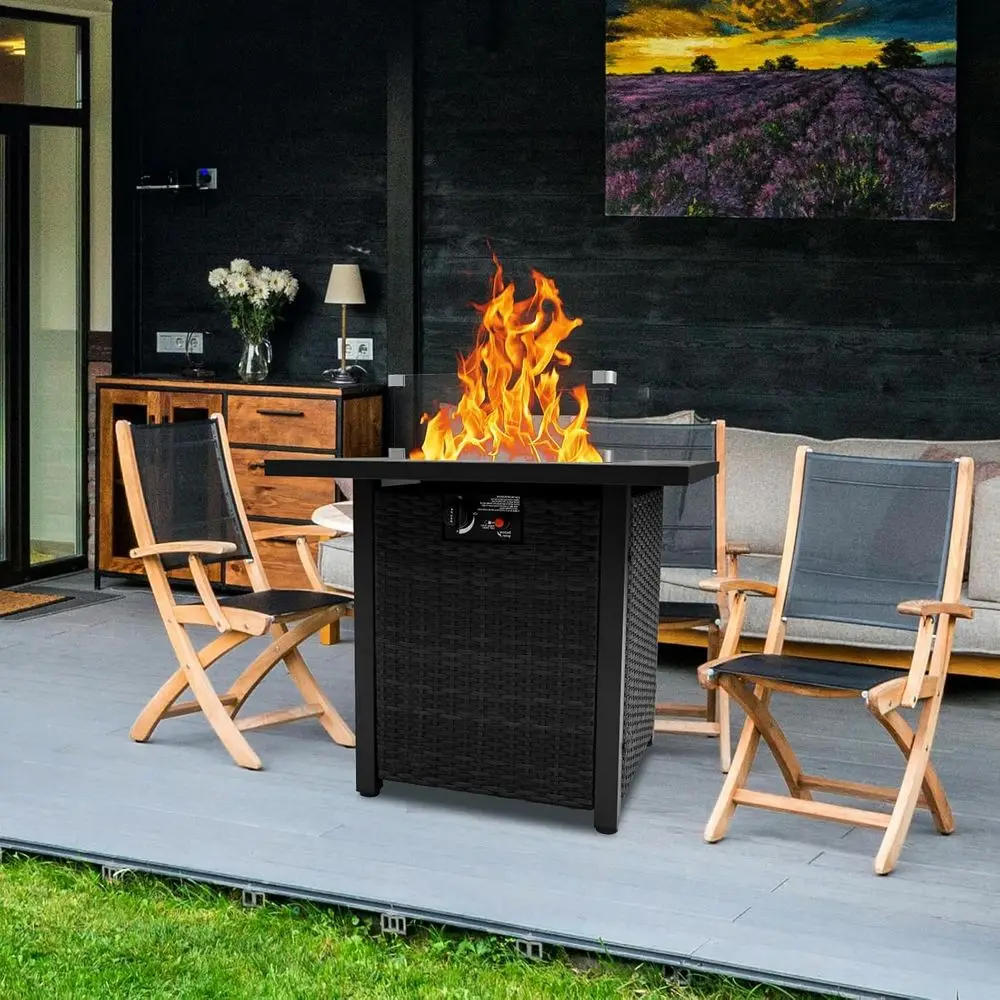 Hasır Dış Mekan Veranda Mobily - Outdoor Furniture Fire Table incelemesi ve fiyatı
