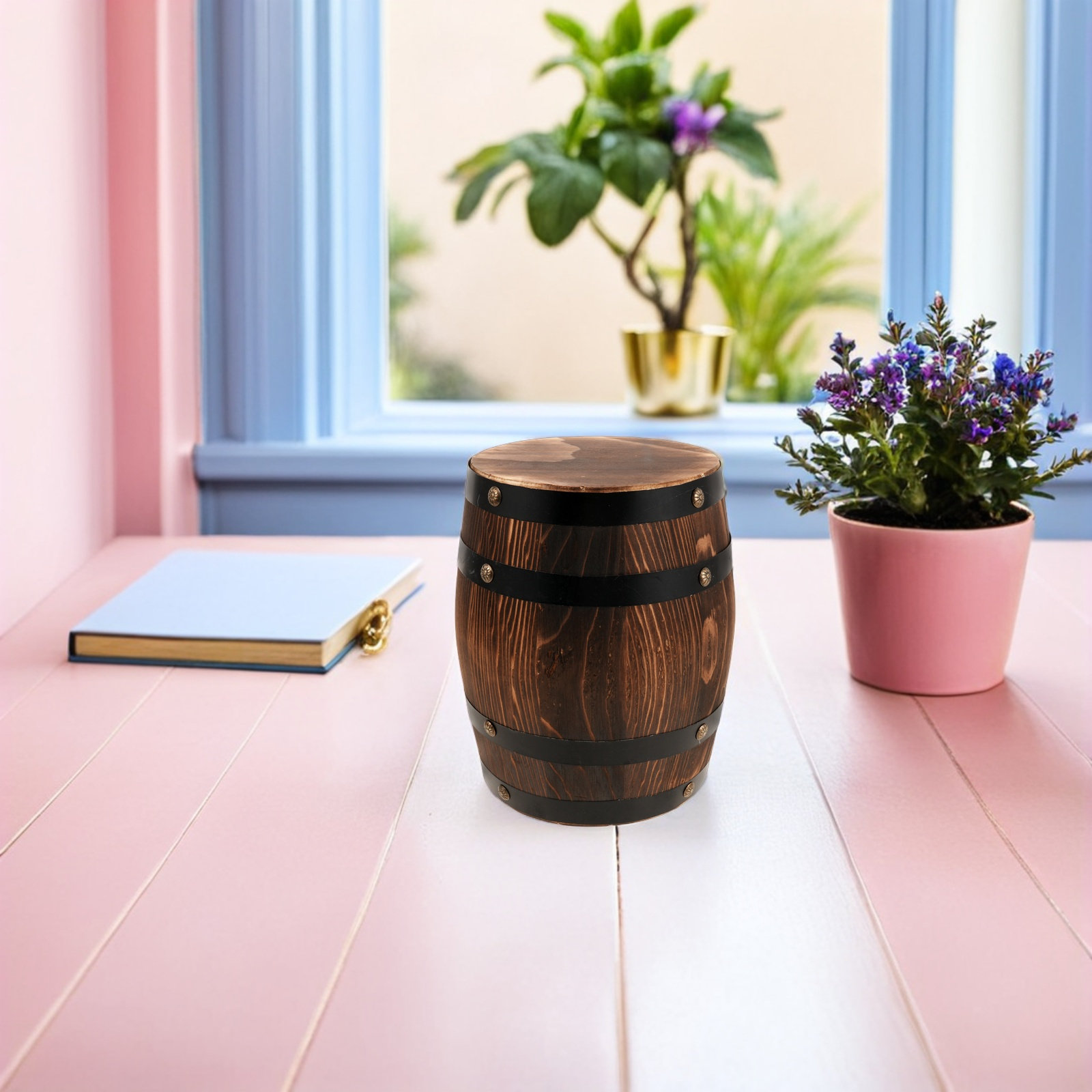 Ahşap Dış Mekan Fıçı Taburesi  - Outdoor Furniture Decor incelemesi ve fiyatı