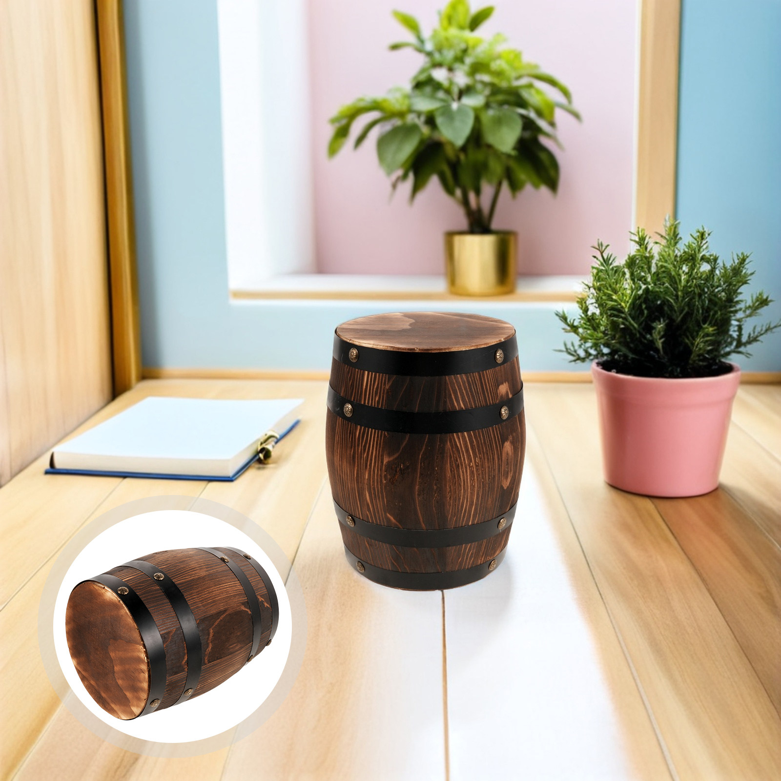 Ahşap Dış Mekan Fıçı Taburesi  - Outdoor Furniture Decor incelemesi ve fiyatı