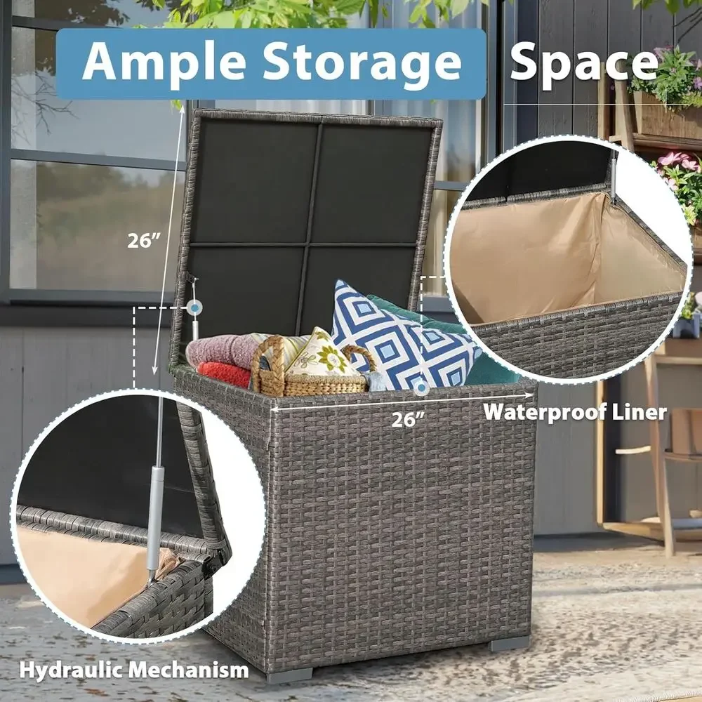 8 Parçalı Veranda Mobilya Seti - Outdoor Furniture Fire Table incelemesi ve fiyatı