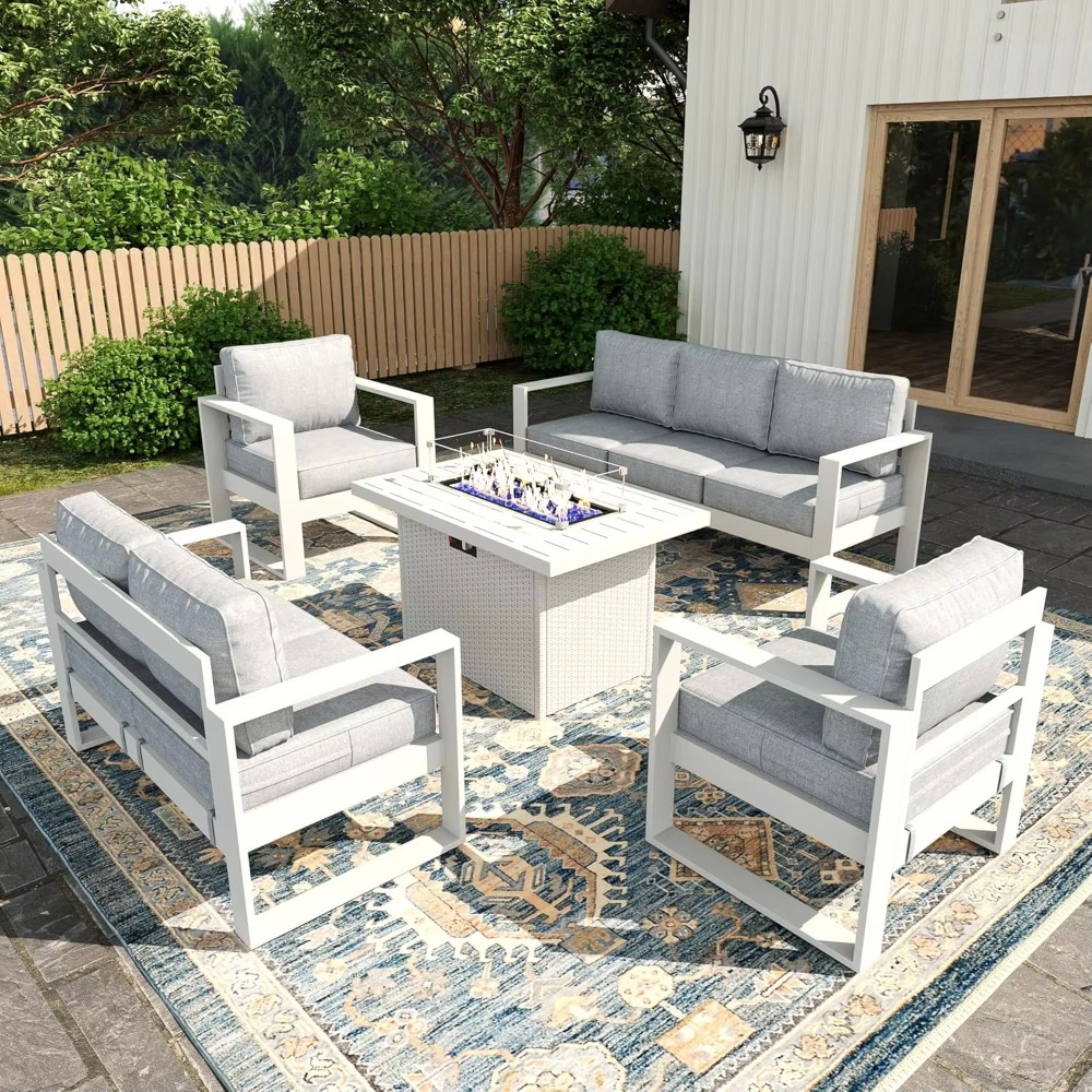 Teras Oturma Grubu Balkon Mobi - Outdoor Furniture Fire Table incelemesi ve fiyatı