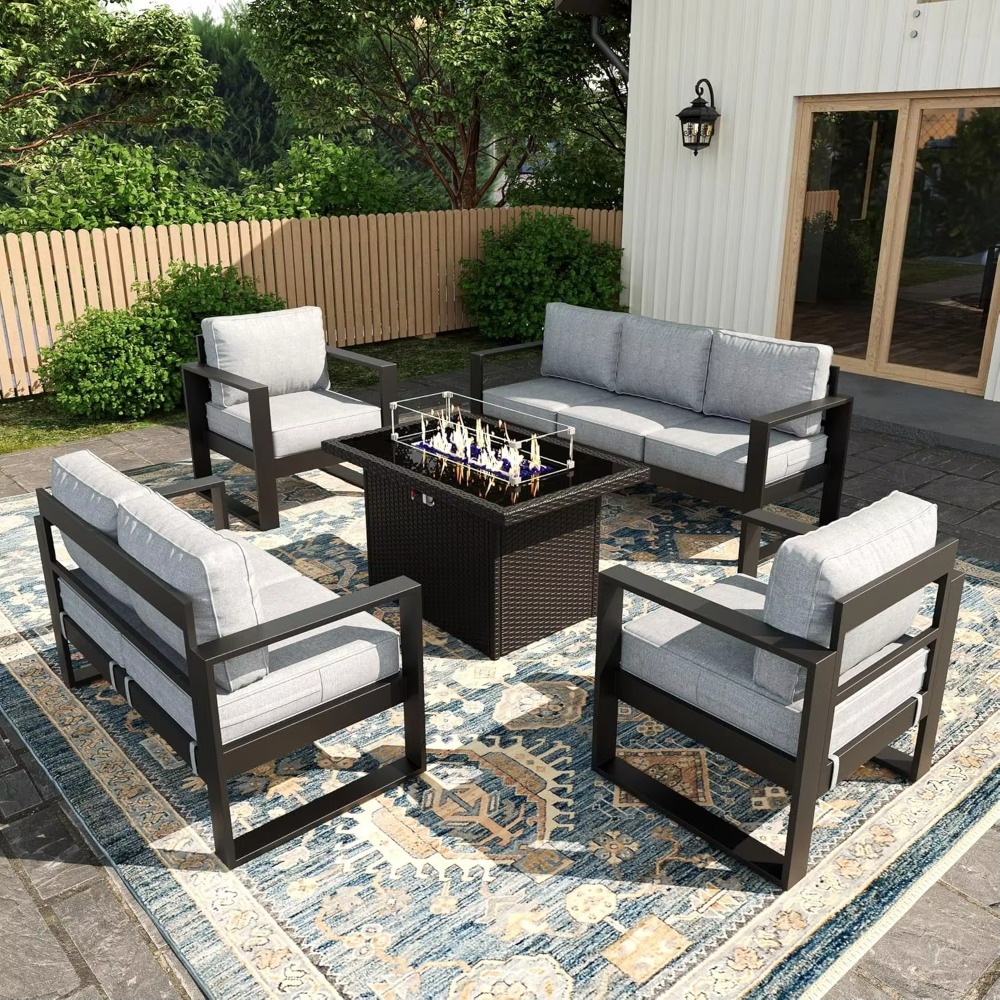 Teras Oturma Grubu Balkon Mobi - Outdoor Furniture Fire Table incelemesi ve fiyatı