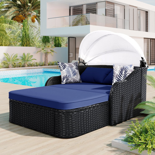 79,9 inç Ayarlanabilir Tenteli - Outdoor Daybed Furniture incelemesi ve fiyatı