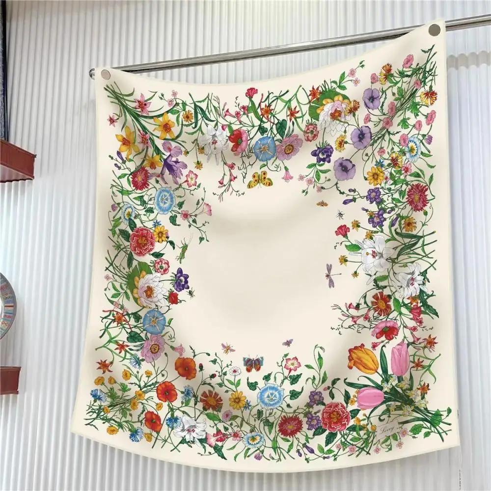 Yeni 90cm Eşarp Çiçek Baskılı  - Outdoor Furniture Decor incelemesi ve fiyatı
