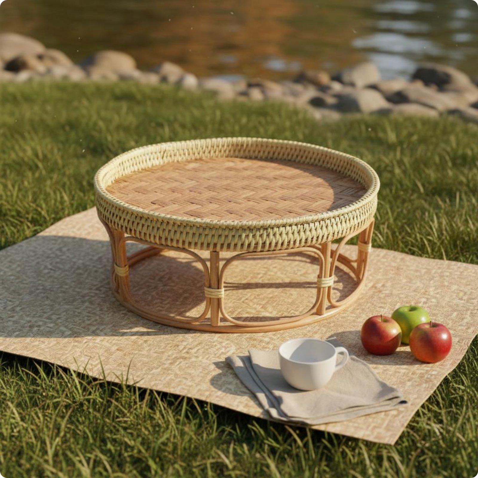 Rattan Çay Masası Hafif Piknik - Outdoor Furniture Rattan incelemesi ve fiyatı