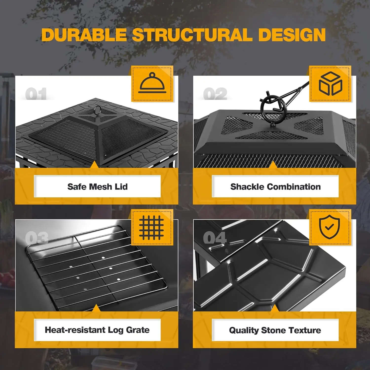 Dış Mekan Ateş Çukuru, 32 İnç  - Outdoor Furniture Fire Table incelemesi ve fiyatı