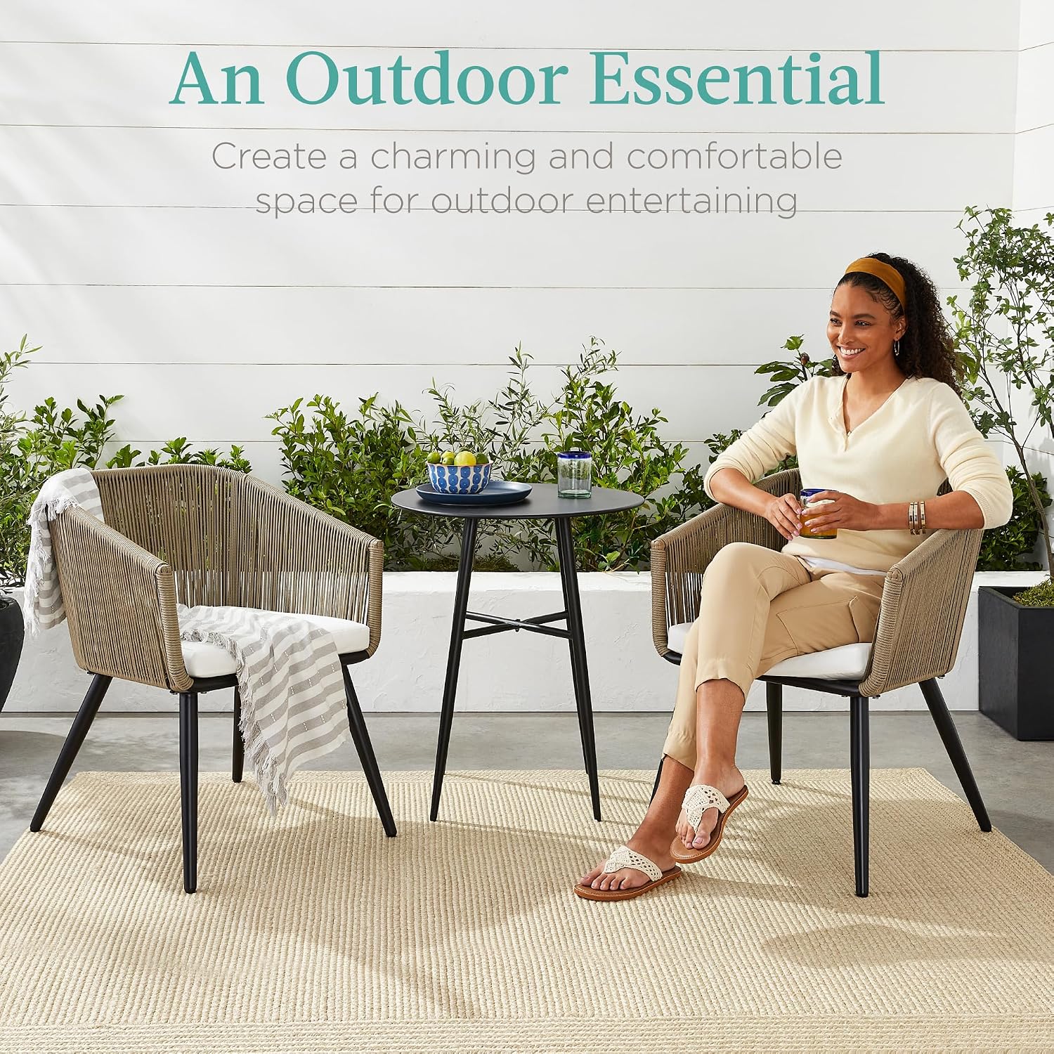 Dış Mekan Rattan Bahçe Yemek S - Outdoor Furniture Rattan incelemesi ve fiyatı