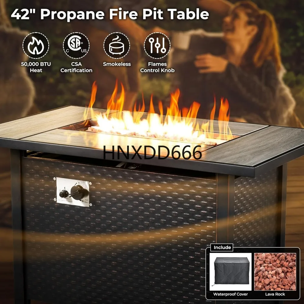 Açık Alan 8 Parçalı Bahçe Mobi - Outdoor Furniture Fire Table incelemesi ve fiyatı