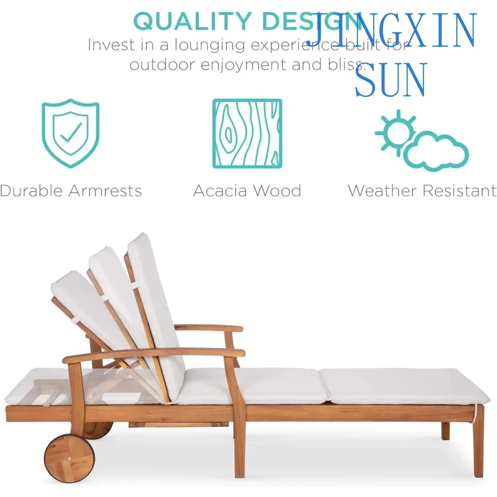 79x26in Akasya Ahşap Şezlong S - Outdoor Furniture Without Cushions incelemesi ve fiyatı